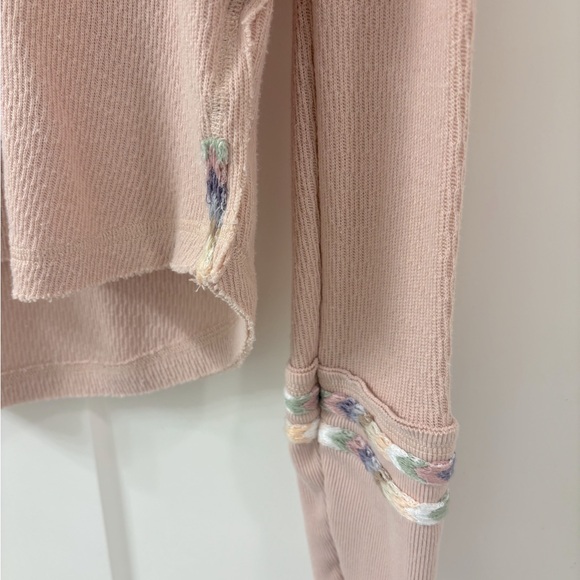 Free People Rainbow Thermal Tee - Picture 2 of 6